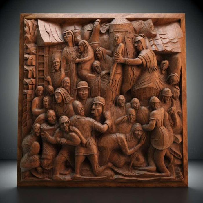 نموذج ثلاثي الأبعاد لآلة CNC 3D Art 